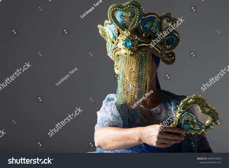 Orisha Oshun Details Her Crown Goddess Stock Photo 1899910933