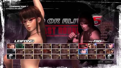 Dead Or Alive 5 Last Round Leifang Youtube