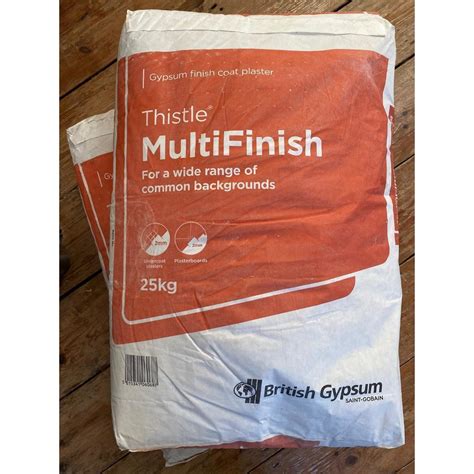 Thistle MultiFinish Gypsum Plaster 25kg X 2 Full Bags In Surrey Gumtree