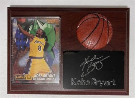 Kobe Bryant Los Angeles Lakers Laser Etched Engraved X Plaque