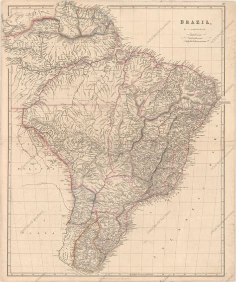 Mapa do Brasil de 1832 Mapa Histórico