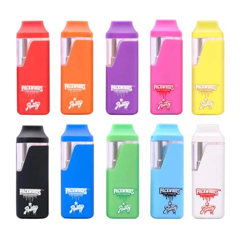 Packwoods X Runty Disposable Empty Vapes Rechargeable 280mah 1 0ml