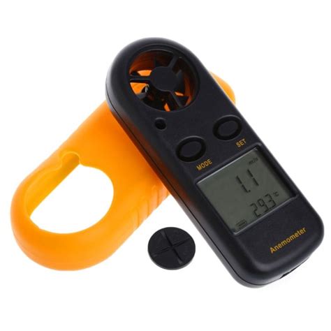 GM816 Mini Digital Anemometer Wind Speed Temperature Tester W LCD