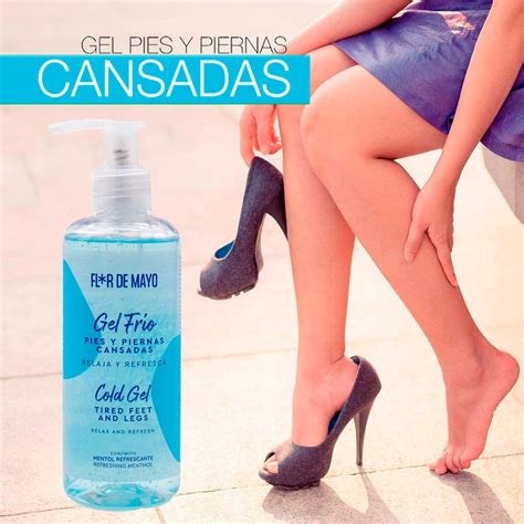 Gel Efecto frío para pies y piernas cansadas Flor de Mayo