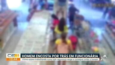 CETV 1ª Edição Fortaleza Homem é flagrado importunando sexualmente