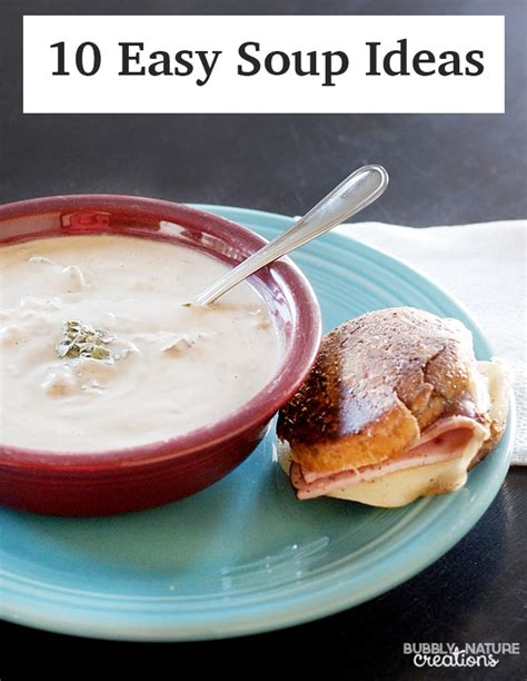 10 Easy Soup Ideas! ⋆ Sprinkle Some Fun