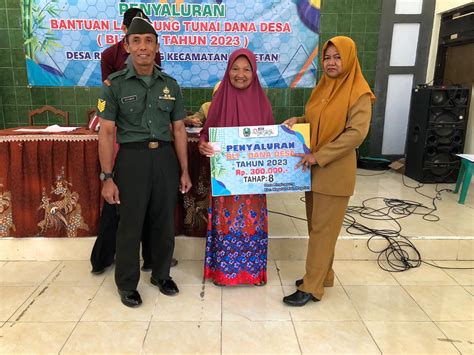 PENYALURAN BANTUAN LANGSUNG DESA TAHAP 8