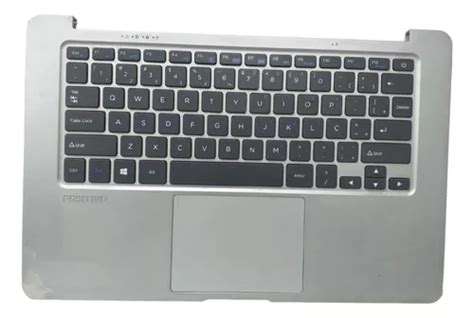 Carca A Tampa Teclado Notebook Positivo Motion Q A Prata