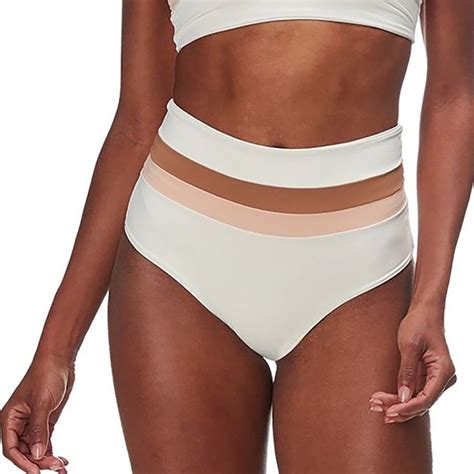 L Space Portia Stripe Bikini Bottom Gem