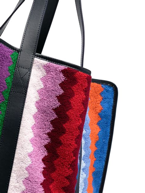 Missoni Home Zig Zag Pattern Tote Bag Farfetch