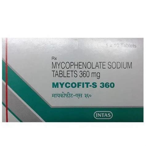 Mycofit S Mycofits S Mg Mycophenolate Sodium Tablet Intas