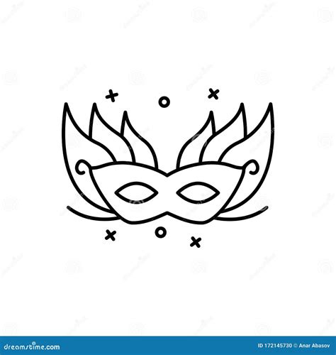 Carnival Eye Masks Vector