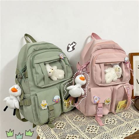 Soft Colored Kawaii Harajuku Backpack Kawaii Clothing Harajuku Etsy