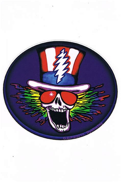 Grateful Dead Uncle Sam 525 Sticker Penny Lane Ts