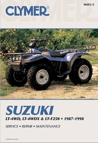 Suzuki Lt Ltf King Quad Runner Quadrunner Atv Clymer