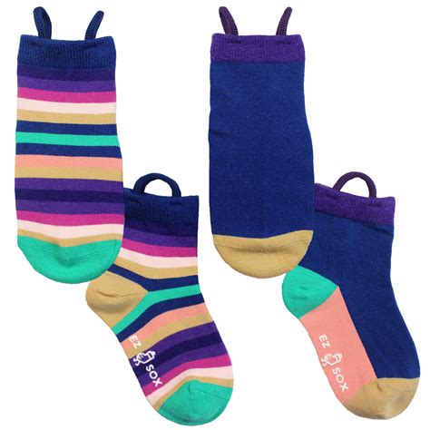 Purple Solid And Stripe Socks Striped Socks Baby Girl Socks Solid