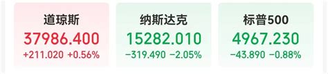 全球ai巨头市值一夜蒸发15万亿元！啥情况？美联储重磅报告：持续通胀是最大的金融风险！纳指跌超319点 每日经济网