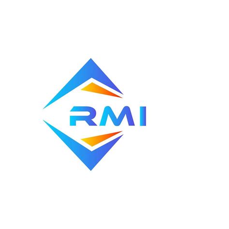 RMI abstract technology logo design on white background. RMI creative ...