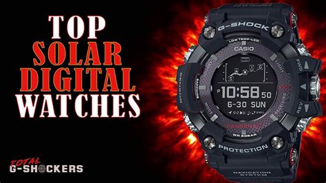 Top 5 SOLAR Digital Watches | Top Rated Watch Review - YouTube