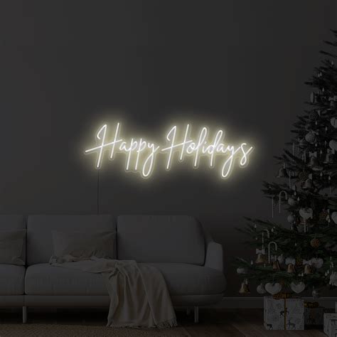 Happy Holidays LED Neon Sign