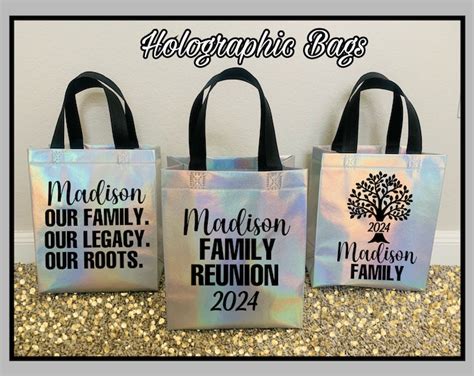 Personalized Custom Family Tree Reunion Tote Bag many Colors Available ...