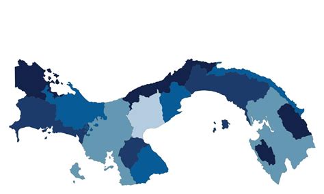 Map Of Panama Vector Art At Vecteezy