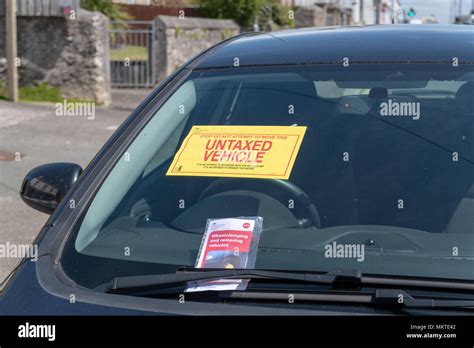 Untaxed Vehicle Hi Res Stock Photography And Images Alamy