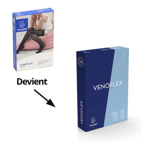 Chaussettes De Contention Femme Thuasne Venoflex Secret Classe 3 Phlébite