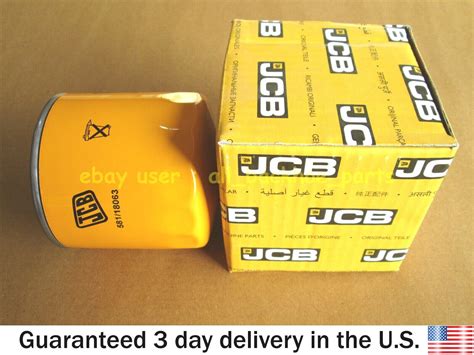 JCB BACKHOE GENUINE JCB TRANSMISSION OIL FILTER PART NO 581 18063