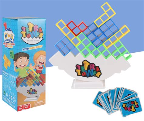 48PCS Schaukelstapel Balance Spiel Kinder Tetra Tower Game Spielzeug