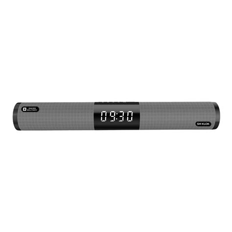 Swiss Military Mortley Klok 20w Bluetooth Speaker Grey