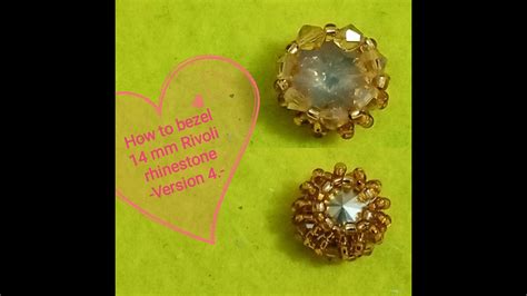 Tutorial No How To Bezel Mm Rivoli Rhinestone Version