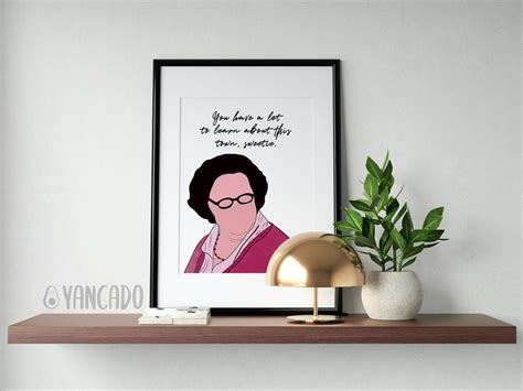 Printable Phyllis Lapin Vance Quote Poster The Office Tv Show Wall Art