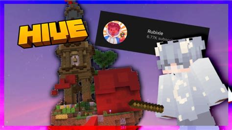 Hive Treasure Wars But I Use Rubixle To Protect My Treasure Minecraft