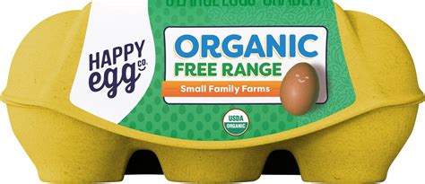 Happy Egg Co Happy Egg Large Brown Organic Free Range Eggs Grade A Eggs 6 Count 6 Ct Shipt