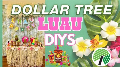 🌺 Luau Dollar Tree Diys Tropical Summer Party And Decor In 2024 Luau