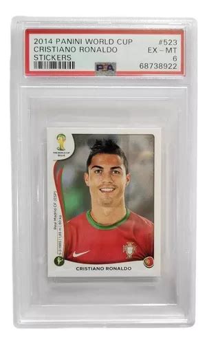 Estampa Panini Cristiano Ronaldo Psa 6 Certificada Portugal Envío Gratis