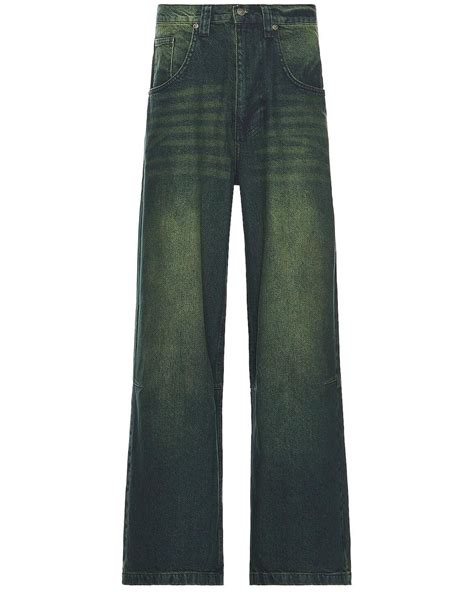 Jaded London Colossus Fit Baggy Jeans In Green For Men Lyst