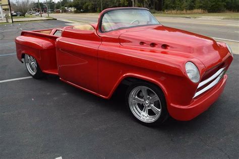 1956 Chevrolet Custom 214 Miles Red Pickup Truck Ls1 Automatic