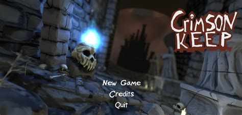 Main Menu Scene Version 2 Image Crimson Keep Indie Db