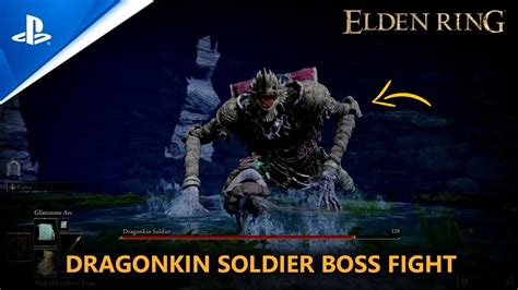 Elden Ring Dragonkin Soldier Boss Fight Youtube