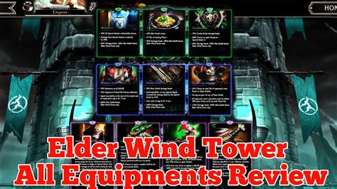 MK Mobile Elder Wind Tower All Equipments Review Mk11 Nightwolf