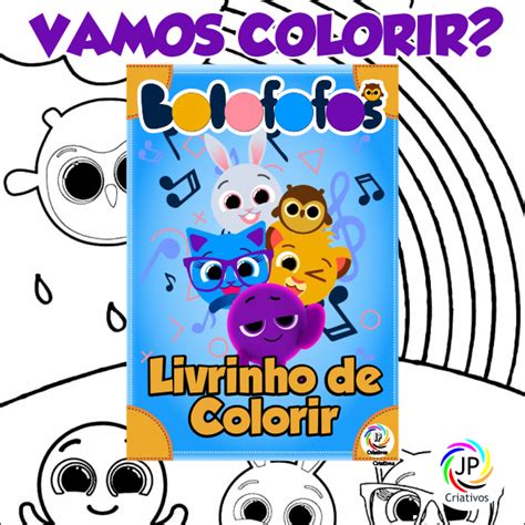 Livrinho De Colorir Bolofofos Lembrancinha X Descubra Os