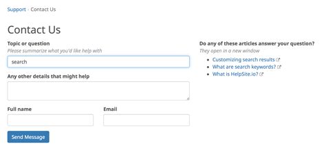 How does the Contact Form work? | HelpSite