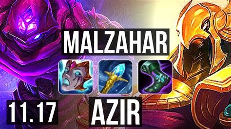 MALZAHAR Vs AZIR MID 3 0 10 500 Games 1 0M Mastery BR Diamond