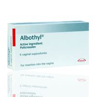 Buy Albothyl Vaginal Suppositories 6'S in Qatar Orders delivered ...