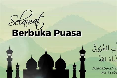 Ucapan Selamat Berbuka Puasa Ramadhan Penuh Makna Romantis