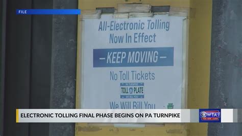 Pa Turnpike Begins Final Phase Of All Electronic Tolling Youtube