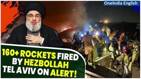 Hezbollah Unleashes Rockets On Israel One News Page Video