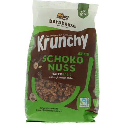 Barnhouse Krunchy Choco Noten G Kopen Bioflora Health Products